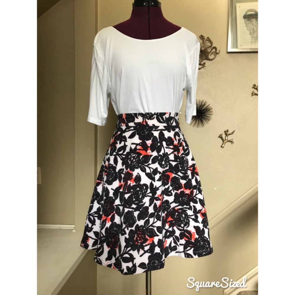 Floral Circle Skirt